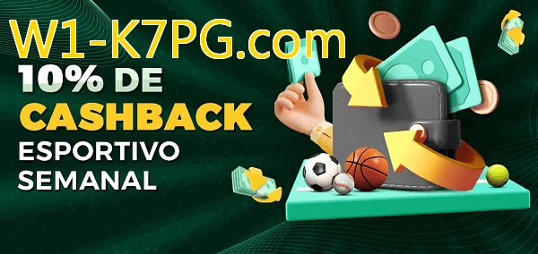 10% de bônus de cashback na W1-K7PG.com